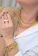 Colar choker Sienna gold