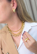 Colar choker Sienna gold