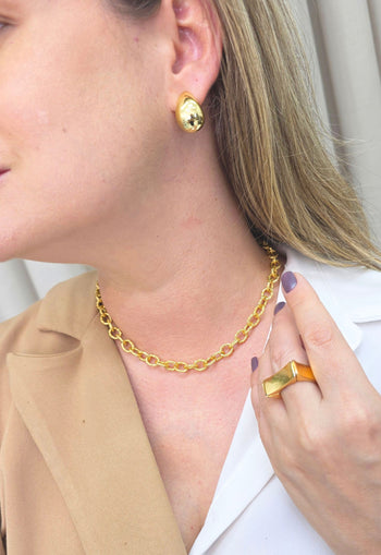 Colar choker Sienna gold