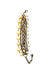 Pulseira Emporium com perolas e correntes ouro velho